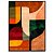 Quadro Decorativo Abstrato colorido. Artista: Jonathan Borba - Imagem 1