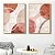 Conjunto de 2 Quadros Decorativo Círculos. Artista: Jonathan Borba - Imagem 1