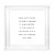 Quadro Caixa Acrílica Cristal - Frase. - Imagem 1