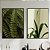 Conjunto de 2 Quadros Decorativos Verdes Sublime. - Imagem 1