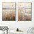 Conjunto de 2 Quadros Decorativos Floral. - Imagem 1