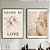 Conjunto de 2 Quadros Decorativos Figurativo Terroso. - Imagem 1