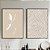 Conjunto de 2 Quadros Decorativos Fruta e Abstrato. - Imagem 1