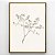 Quadro Decorativo Floral Abstrato. - Imagem 1