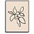 Quadro Decorativo Flor abstrata. - Imagem 1