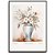 Quadro Decorativo Flores Abstratas. - Imagem 1