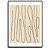 Quadro Decorativo Abstrato em linhas. - Imagem 1