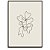 Quadro Decorativo Flor abstrato. - Imagem 1