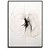 Quadro Decorativo Abstrato em detalhe preto. - Imagem 1