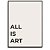 Quadro Decorativo Frase "All is art". - Imagem 1