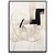 Quadro Decorativo Abstrato Detalhes preto. - Imagem 1