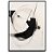 Quadro Decorativo Abstrato Detalhes preto. - Imagem 1