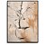 Quadro Decorativo Fruta Abstrato Terroso. - Imagem 1