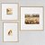 Composição com 3 quadros decorativos Vintage. - Imagem 1
