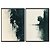 Conjunto de 2 Quadros Decorativos abstrato Verde Sublime. - Imagem 1