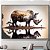 Quadro Decorativo Rinocerontes e Natureza. - Imagem 1