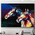 Quadro Decorativo Cavalos Coloridos. - Imagem 1
