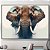 Quadro Decorativo Elefante e natureza. - Imagem 1