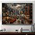 Quadro Decorativo Abstrato cidade iluminada. - Imagem 1