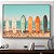 Quadro Decorativo Pranchas de surf e praia. - Imagem 1
