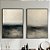 Conjunto de 2 Quadros Decorativos abstrato escuro. - Imagem 1