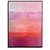 Quadro com Arte Exclusiva para coleção Colorful Rosa. - Imagem 1