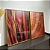 Conjunto com 2 Quadros Terrosos Medida 65x85cm cada com moldura madeira freijó e vidro incolor. - Imagem 2