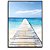 Quadro Decorativo Caminho para o Mar azul. - Imagem 1