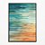 Quadro Decorativo Abstrato Azul e laranja. Coleção: Juliana Bambini - Imagem 1