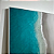 Quadro decorativo Mar verde medida 0,70x1,10. Tela em Canvas Fineart e moldura filete branca. - Imagem 3