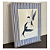 Quadro Acrílico Decorativo Pássaro. Medida 42x32 imagem flutuante, fundo em tecido. - Imagem 1
