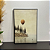 Quadro decorativo Paisagem e Balão. Medida 40x60cm tela em Canvas com moldura filete preta. - Imagem 1