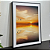 Quadro decorativo Céu Ensolarado. Medida 50x70cm Canvas com moldura filete preta. - Imagem 2