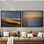 Lençois Maranheses - Conjunto de 2 Quadros Decorativos Dunas. Coleção Assinada: Giovanna Gogosz - Imagem 1