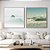 Rio de Janeiro - Conjunto de 2 Quadros Decorativso Morro e Mar. Coleção Assinada: Giovanna Gogosz - Imagem 1