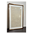 Quadro decorativo Personalizado Pai Nosso bordado. Medida 55x90cm moldura chanfrada, vidro incolor e paspatur branco - Sob encomenda. - Imagem 1