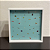 Quadro decorativo Azuleijo personalizado. Medida 17x17cm moldura filete madeira branca. - Imagem 2