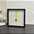 Quadro decorativo Azuleijo personalizado. Medida 17x17cm moldura filete madeira preta. - Imagem 2