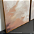 Conjunto com 2 quadros decorativos Abstrato Terroso. Medida 0,60x0,80cm cada Canvas com moldura filete freijó. - Imagem 3