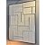 Quadro Decorativo Minimalista Textured White 0,80x1,10cm com moldura madeira preta. - Imagem 3