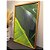 Quadro decorativo Folha Verde, medida 0,70x1,00. Impressão Fotográfica com moldura freijó de lâmina natural. - Imagem 1