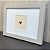 Quadro decorativo Bordado Coração, medida 34x24- Ateliê Rê-borde - Imagem 1