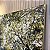 Quadro Decorativo Árvore Verde, medida 150x120 com moldura alumínio dourada e vidro. - Imagem 2