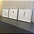 conjunto com 3 quadros decorativos 35x35 cada impressao fotografica,vidro, espaçador e moldura nude. - Imagem 1