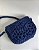 Bolsa crochê azul - Imagem 1