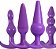 KIT 4 PÇS PLUG ANAL SILICONE - Imagem 2