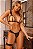 CONJUNTO SENSUAL SADO COM DETALHE EM RENDA E PERSEX  Ref.: 687 - Imagem 1