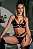 FANTASIA SEXY AMOR PROIBIDO COM CINTA LIGA PRETA E CORRENTES PRATA Ref.: 02608 - Imagem 3