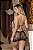 MINI VESTIDO BODYSTOCKING Cód. Y3612 - Imagem 4