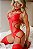 BODY SEXY SEM BOJO COM DETALHE EM PEROLAS VERMELHO Ref.: 04020 - Imagem 1